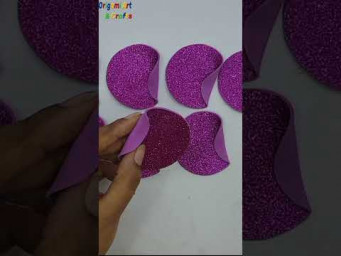 Wall Decoration Ideas With Foam Paper #Flower #shorts #shortsvideo #shortsviral