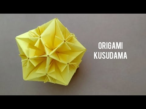 Origami Snowflake Kusudama/ Paper Star Ball (V1) Origami Snowflake Kusudama/ Paper Star Ball (V1)