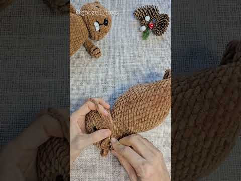 Оформление века вязаной игрушки МК "Бобрёнок и Нутрия"@goozell_toys #вязаныеигрушки #игрушкикрючком Оформление века вязаной игрушки МК "Бобрёнок и Нутрия"@goozell_toys #вязаныеигрушки #игрушкикрючком