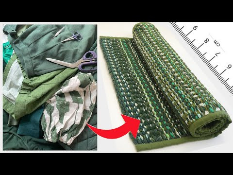 Як сплести килим із старого одягу? ♻️ Як сплести килим із старого одягу? ♻️
