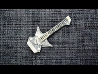Cool MONEY GUITAR | Dollar Origami Musical Instrument | Tutorial DIY by NProkuda