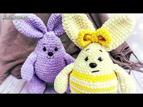 Амигуруми: схема Пасхальный зайка. Игрушки вязаные крючком - Free crochet patterns. Амигуруми: схема Пасхальный зайка. Игрушки вязаные крючком - Free crochet patterns.