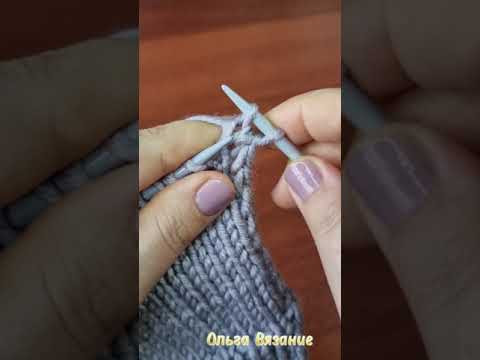 Как закрыть петли лицевой глади 