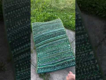 Килим зі старих речей ♻️