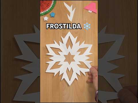 EASY TUTORIAL: HOW TO MAKE A FROSTILDA SNOWFLAKE ❄️ STEP-BY-STEP INCLART