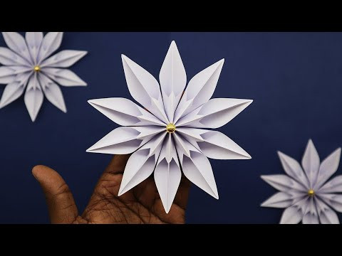 3D Paper Snowflakes DIY for Christmas Decor | Christmas Snowflake Crafts 3D Paper Snowflakes DIY for Christmas Decor | Christmas Snowflake Crafts