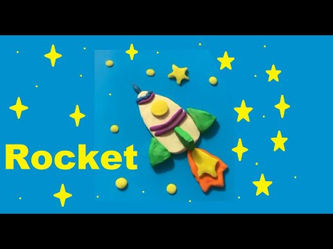 Ліплення "Космічний корабель" | Plasticine rocket