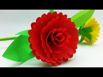 Paper Flower Making Ideas | Room Decoration With Flower | DIY Paper Crafts
