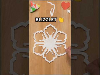 HOW TO MAKE PAPER BLIZZLET SNOWFLAKE INSTRUCTION | CAPTIVATING BEST SCHOOL PROJECT INCL ART