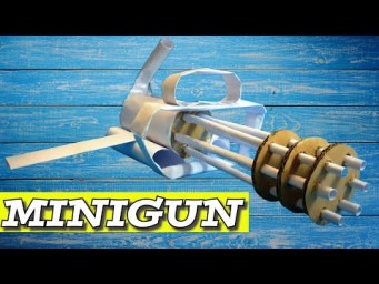 Amazing DIY Minigun M134 PUBG Mobile | How to Make a Paper Gun | Paper Weapons