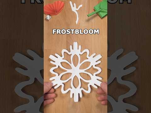 EASY TUTORIAL: HOW TO MAKE A FROSTBLOOM SNOWFLAKE | CHRISTMAS DECORATION IDEAS INCLART EASY TUTORIAL: HOW TO MAKE A FROSTBLOOM SNOWFLAKE | CHRISTMAS DECORATION IDEAS INCLART