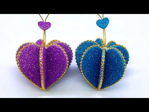 DIY Wall Hanging with Glitter Foam Sheet | Easy Home Decor DIY Wall Hanging with Glitter Foam Sheet | Easy Home Decor
