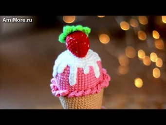 Амигуруми: схема Мороженое. Игрушки вязаные крючком - Free crochet patterns.