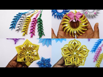 4 Amazing Eva Foam Christmas Ornaments For Tree | Do It Together