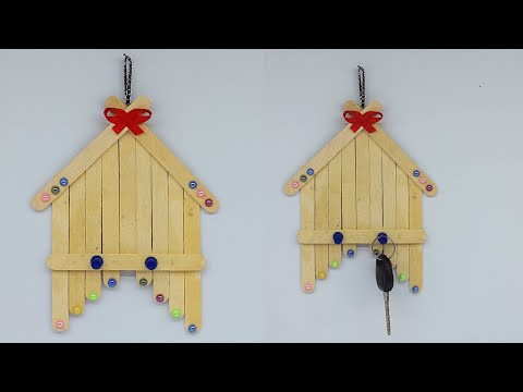 Beautiful Key Holder Making at Home - How to Make Wall Hanging Key Holder - DIY Handmade Crafts Beautiful Key Holder Making at Home - How to Make Wall Hanging Key Holder - DIY Handmade Crafts