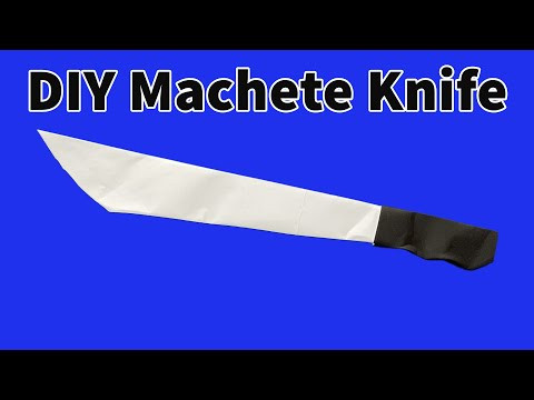 AMAZING Paper Machete | How to Make a Paper Knife | Paper Weapons AMAZING Paper Machete | How to Make a Paper Knife | Paper Weapons