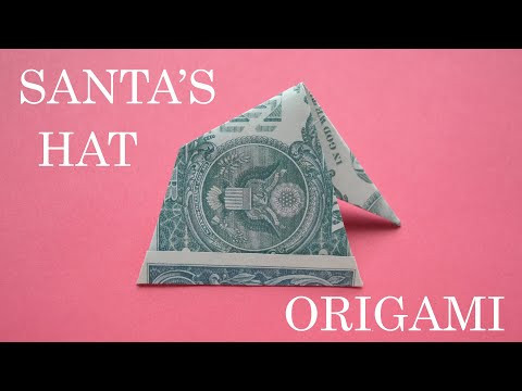 MONEY SANTA'S HAT | Simple Dollar Origami for Christmas | Tutorial DIY by NProkuda MONEY SANTA'S HAT | Simple Dollar Origami for Christmas | Tutorial DIY by NProkuda