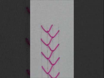 Feather Stitch | stitches tutorial | #shorts