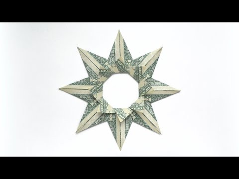 Easy MONEY STAR | Modular Dollar Origami | Tutorial DIY by NProkuda