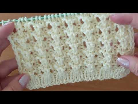 Супер объёмный узор спицами для вашей новой блузы, джемпера, жилета Супер объёмный узор спицами для вашей новой блузы, джемпера, жилета