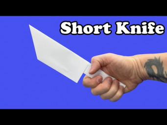 Tutorial Origami Knife | How to Make a Paper Knife Without Glue and Scissors | Paper Weapons