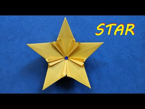Origami paper star | Зірка орігамі з паперу Origami paper star | Зірка орігамі з паперу