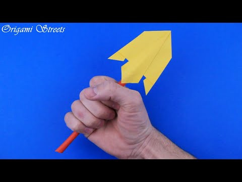 Как сделать стрелу из бумаги, из аниме Джоджо Как сделать стрелу из бумаги, из аниме Джоджо