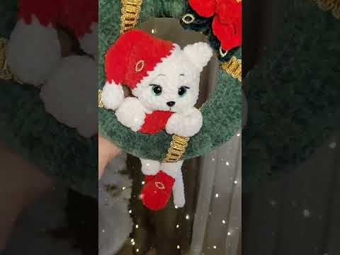 Новогодний венок, котик и цветок ❤️ Новогодний венок, котик и цветок ❤️