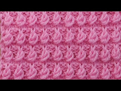 Чудесный узор спицами для детского свитера, шапочки. Чудесный узор спицами для детского свитера, шапочки.