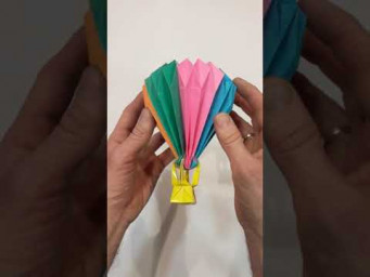 Воздушный шар оригами, Origami balloon #Shorts