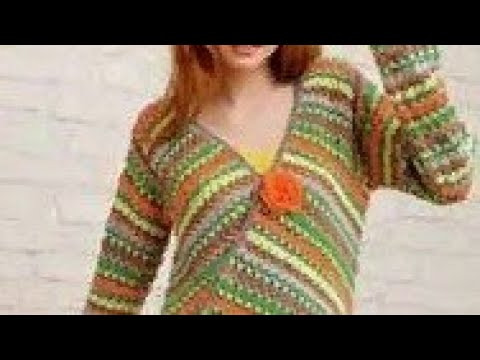 Crochet pattern for cardigan - Узор крючком для кардигана Crochet pattern for cardigan - Узор крючком для кардигана