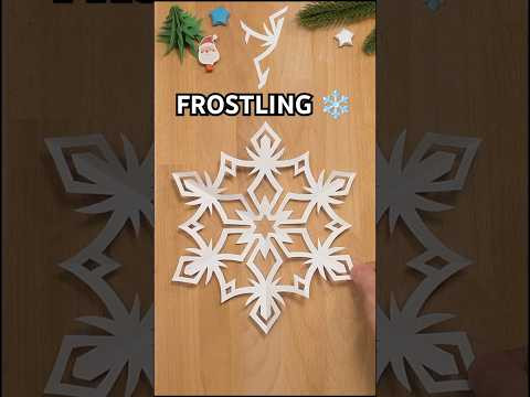 PAPER SNOWFLAKE FROSTLING TUTORIAL | TOP CHRISTMAS DECOR IDEAS INCLART PAPER SNOWFLAKE FROSTLING TUTORIAL | TOP CHRISTMAS DECOR IDEAS INCLART