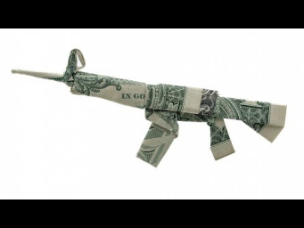 Dollar Origami Assault Rifle (Won Park)