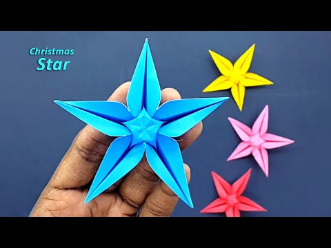 Origami Christmas Stars ⭐ Easy DIY Handmade Decorations for the Holidays