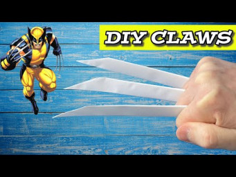 Amazing DIY Wolverine's Claws from the X-Men | How to Make a Paper Claws | Paper Weapons
