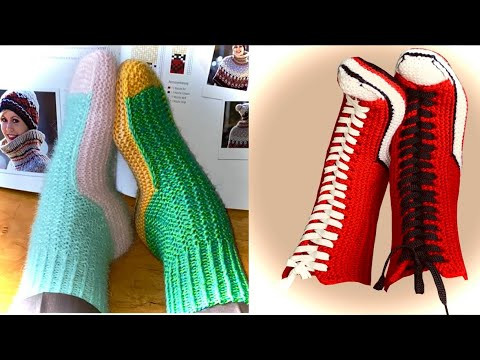 ВЯЖЕМ ЧУДЕСНЫЕ НОСКИ - КЕДЫ НА ДВУХ СПИЦАХ/Презентация платного курса по вязанию/Подпишись на канал ВЯЖЕМ ЧУДЕСНЫЕ НОСКИ - КЕДЫ НА ДВУХ СПИЦАХ/Презентация платного курса по вязанию/Подпишись на канал