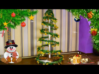 DIY Оригинальная елка из картона своими руками/ Christmas Tree / Как сделать ёлку из картона