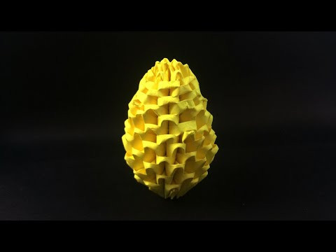 Как сделать простое пасхальное 3D яйцо оригами. How to make 3d origami Easter egg. Как сделать простое пасхальное 3D яйцо оригами. How to make 3d origami Easter egg.