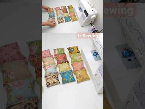DIY Patchwork Chair Cushion from Fabric Scraps | Easy Sewing Shorts DIY Patchwork Chair Cushion from Fabric Scraps | Easy Sewing Shorts