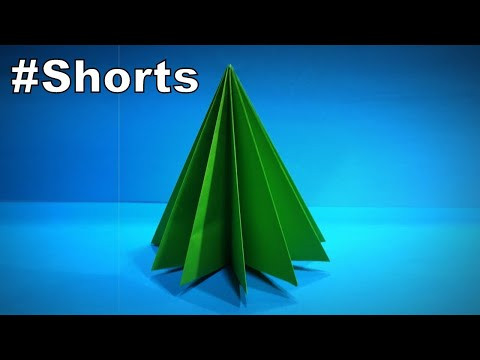Origami Christmas Tree | How to Make a Paper Christmas Tree DIY | Easy Origami ART #Shorts Origami Christmas Tree | How to Make a Paper Christmas Tree DIY | Easy Origami ART #Shorts