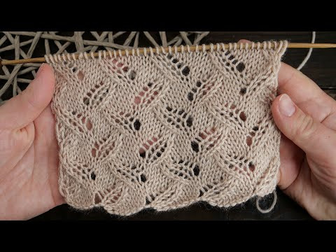 Узор спицами «Ушки» Узор спицами «Ушки»