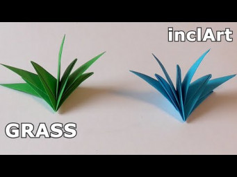 DIY GRASS ORIGAMI EASY 