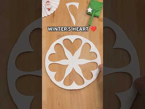HOW TO MAKE A SNOWFLAKE WINTER’S HEART | CHRISTMAS DECORATION INCL ART HOW TO MAKE A SNOWFLAKE WINTER’S HEART | CHRISTMAS DECORATION INCL ART