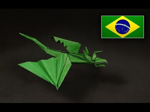 Origami: Dragão Cobra ( Marc Vigo ) - Instruções em português PT BR Origami: Dragão Cobra ( Marc Vigo ) - Instruções em português PT BR