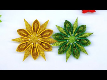 The Most Beautiful Christmas Star You Can Make With Just Foam Paper! | DIY Holiday Decor