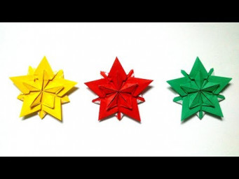 Sakura Stars (Ali Bahmani). Origami Tutorial.
