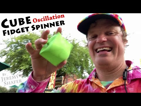 Origami Cube Fidget Spinner
