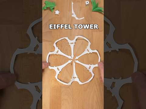 HOW TO MAKE A EIFFEL TOWER SNOWFLAKE OUT OF PAPER | CHRISTMAS DECORATION IDEAS INCLART #diy HOW TO MAKE A EIFFEL TOWER SNOWFLAKE OUT OF PAPER | CHRISTMAS DECORATION IDEAS INCLART #diy