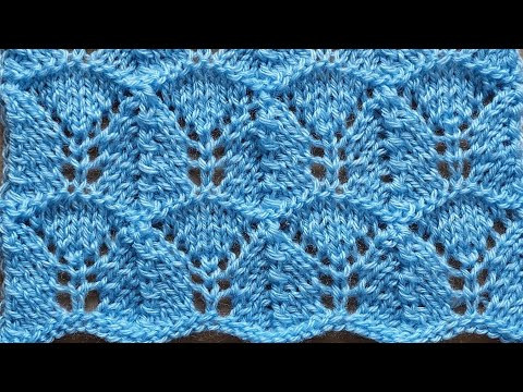Красивый , изящный ажурный узор спицами для блузы, кофточки. Красивый , изящный ажурный узор спицами для блузы, кофточки.