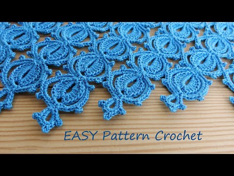 НЕОБЫЧНЫЙ И ОЧЕНЬ ПРОСТОЙ в вязании УЗОР крючком :) SUPER EASY Beautiful Pattern Crochet НЕОБЫЧНЫЙ И ОЧЕНЬ ПРОСТОЙ в вязании УЗОР крючком :) SUPER EASY Beautiful Pattern Crochet